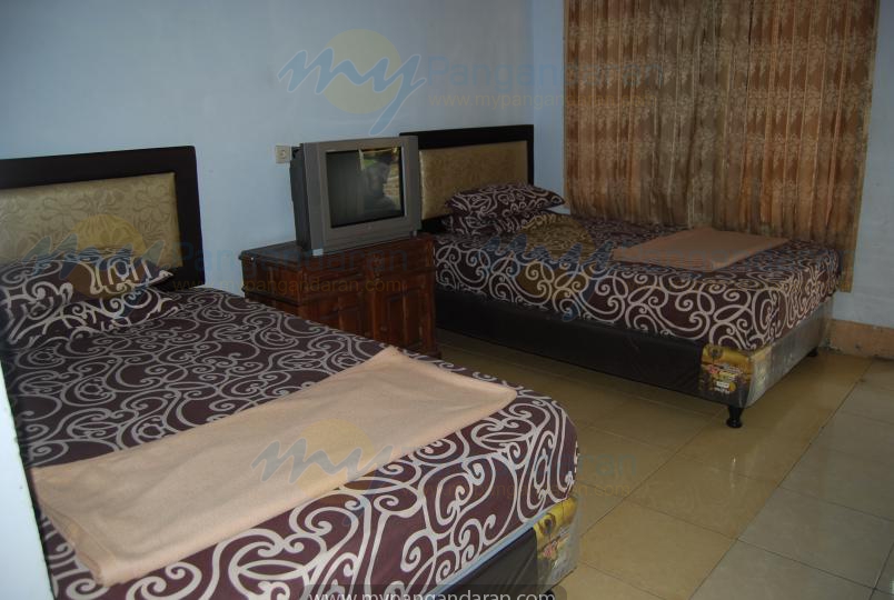  Tampilan Kamar Tidur Sinar Rahayu Putra<br />
Fasilitas AC, TV, 2 bed ukuran 120x200